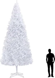 vidaXL Kunstkerstboom Wit 500 cm