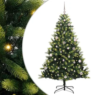 vidaXL kunstmatige gehingde kerstboom groen 150 cm