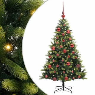 vidaXL kunstmatige gehingde kerstboom groen 150 cm van PVC en PE