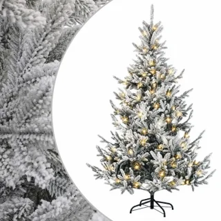 vidaXL Kunstmatige hinged kerstboom 120 cm