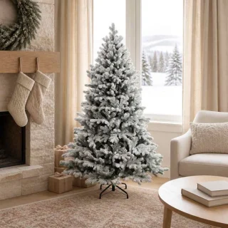 vidaXL Kunstmatige hinged kerstboom 120 cm