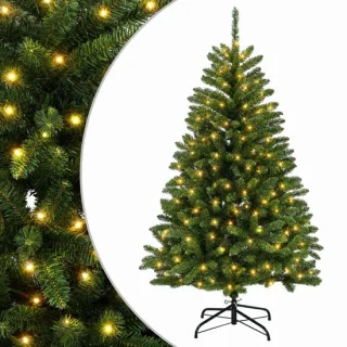 vidaXL Kunstmatige hinged kerstboom 120 cm