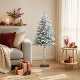 vidaXL kunstmatige hinged kerstboom 120 cm