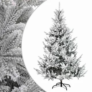 vidaXL kunstmatige hinged kerstboom 120 cm