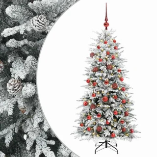 vidaXL kunstmatige hinged kerstboom 150 cm