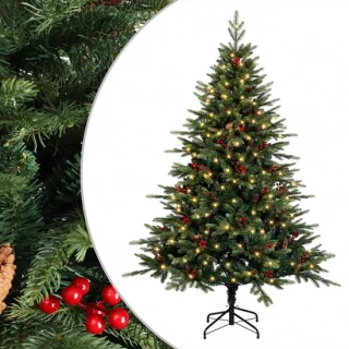 vidaXL kunstmatige hinged kerstboom 150 cm