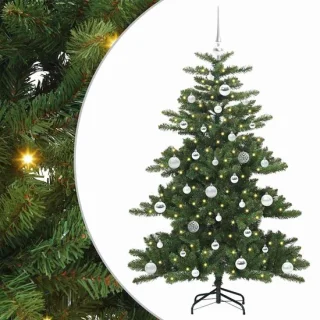 vidaXL kunstmatige hinged kerstboom 150 cm