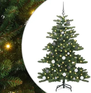 vidaXL Kunstmatige hinged kerstboom 150 cm