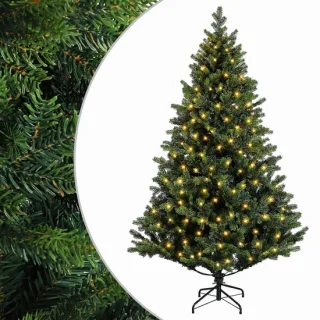 vidaXL kunstmatige hinged kerstboom 180 cm
