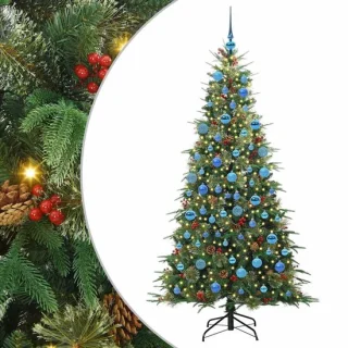 vidaXL kunstmatige hinged kerstboom 180 cm