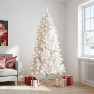 vidaXL kunstmatige hinged kerstboom 210 cm