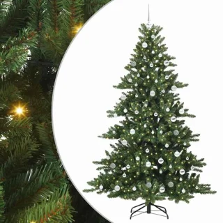 vidaXL Kunstmatige hinged kerstboom 210 cm