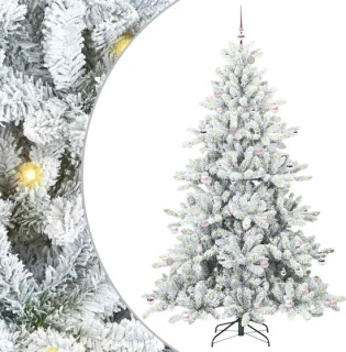 vidaXL kunstmatige hinged kerstboom 240 cm