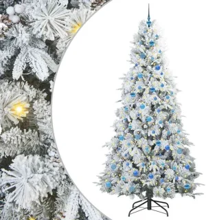 vidaXL kunstmatige hinged kerstboom 240 cm
