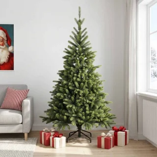 vidaXL kunstmatige hinged kerstboom 240 cm
