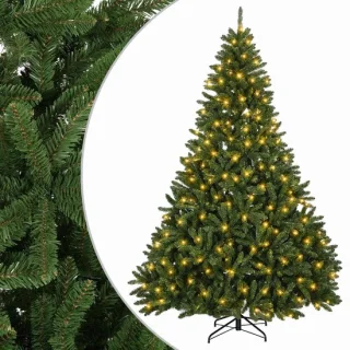 vidaXL Kunstmatige hinged kerstboom
