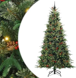 vidaXL kunstmatige hinged kerstboom