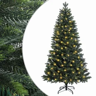 vidaXL kunstmatige kerstboom 120 cm PE & PVC