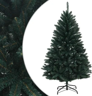 vidaXL kunstmatige kerstboom 150 cm pvc donkergroen