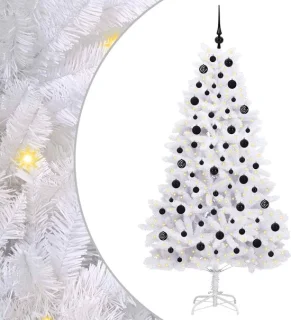 vidaXL kunstmatige kerstboom 180 cm Wit