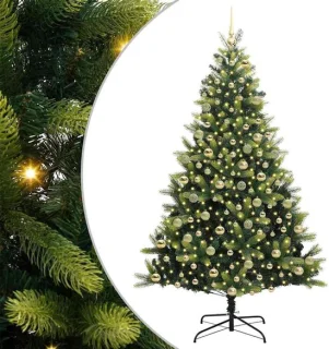vidaXL kunstmatige kerstboom 210 cm