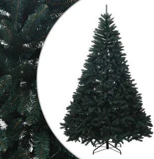 vidaXL kunstmatige kerstboom 270 cm pvc donkergroen