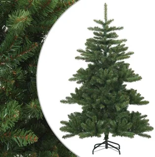 vidaXL kunstmatige kerstboom groen 150 cm PVC staal