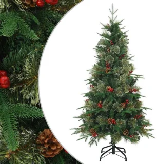 vidaXL kunstmatige kerstboom groen 150 cm