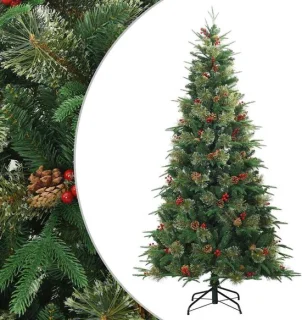 vidaXL kunstmatige kerstboom groen 180 cm
