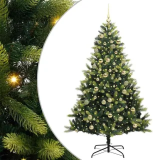 vidaXL kunstmatige kerstboom groen 180 cm
