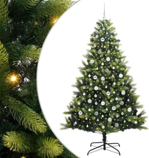 vidaXL kunstmatige kerstboom groen 210 cm