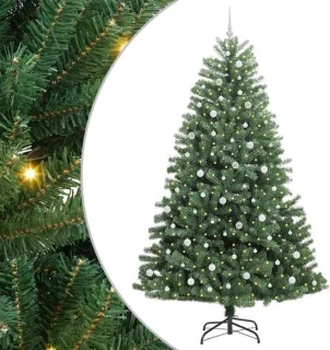 vidaXL kunstmatige kerstboom groen 240 cm