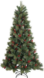vidaXL Kunstmatige kerstboom hinged 150 cm