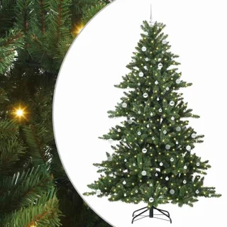 vidaXL kunstmatige kerstboom hinged 240 cm
