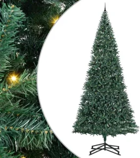 vidaXL kunstmatige kerstboom met ballenset