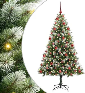 vidaXL kunstmatige kerstboom met gevlokte sneeuw