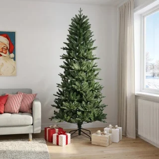 vidaXL kunstmatige kerstboom met scharnieren, 240 cm, groen