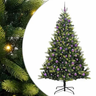 vidaXL kunstmatige kerstboom met scharnieren