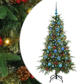 vidaXL kunstmatige kerstboom van PE en PVC