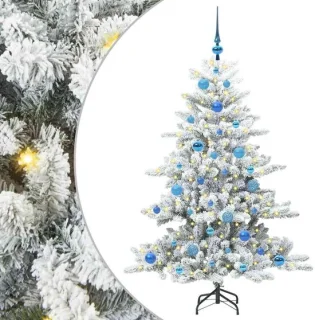 vidaXL Kunstmatige kerstboom Wit 150 cm