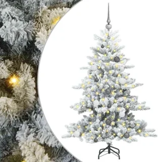 vidaXL Kunstmatige kerstboom wit 150 cm