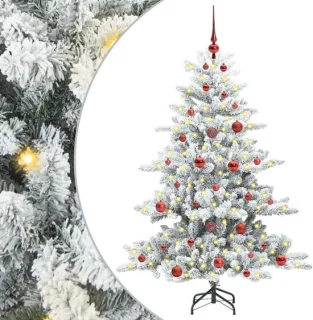 vidaXL kunstmatige kerstboom wit 150 cm