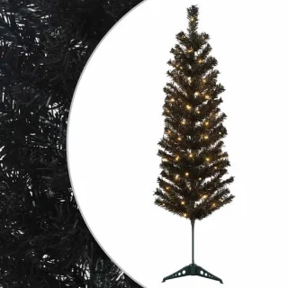 vidaXL kunstmatige slanke kerstboom 150 cm