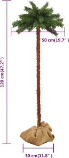 vidaXL Kunstpalmboom 120 cm