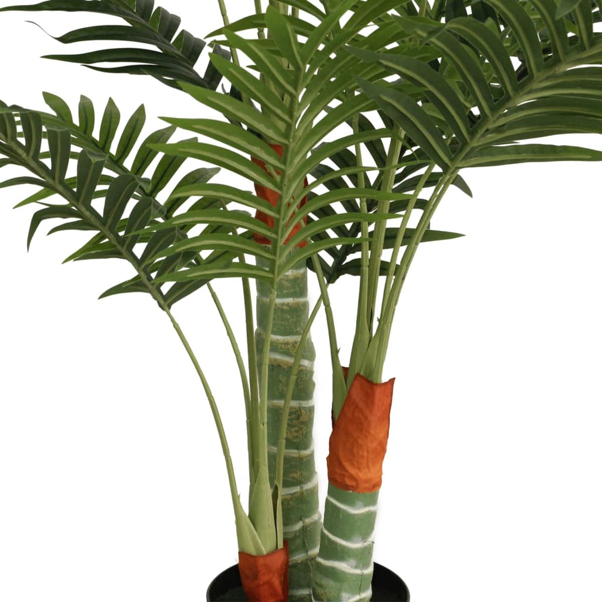 vidaXL Kunstpalmboom 3 stammen 120 cm groen