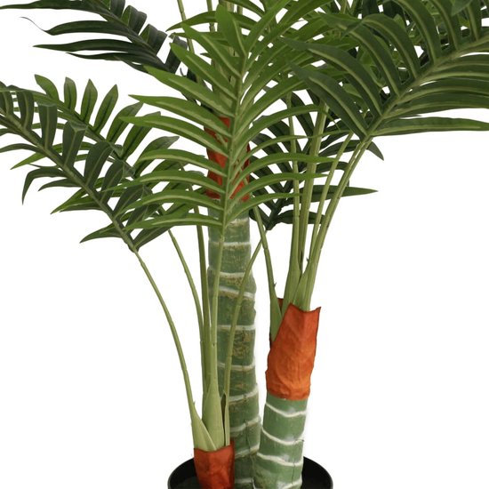 vidaXL Kunstpalmboom 3 stammen 120 cm groen