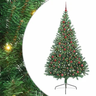 vidaXL Kunststof kerstboom 210 cm
