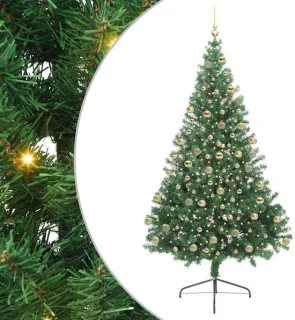 vidaXL kunststof kerstboom groen 180 cm