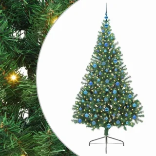vidaXL kunststof kerstboom groen 210 cm