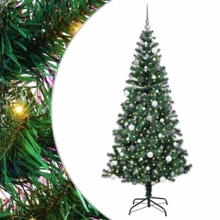 vidaXL kunststof kerstboom groen 210 cm